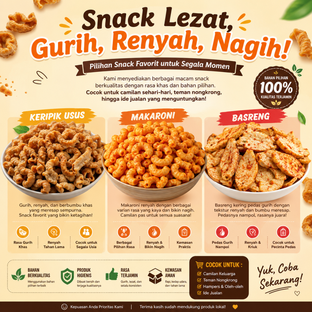 Makanan ringan di Pindit snack